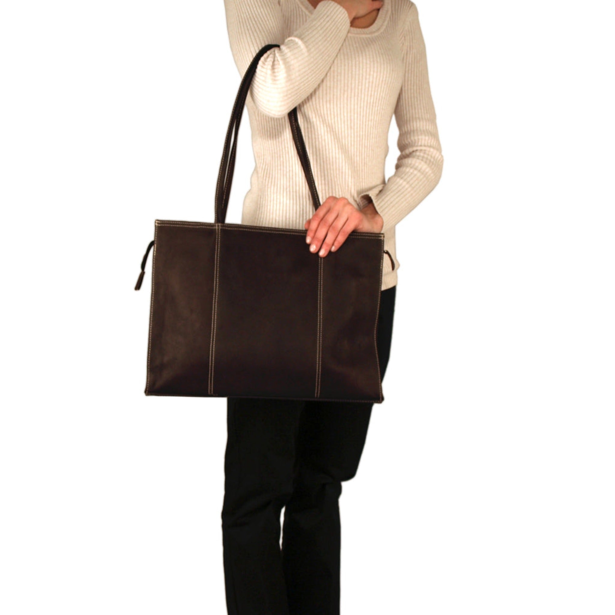 Urban Leather Tote Bag - Image 7