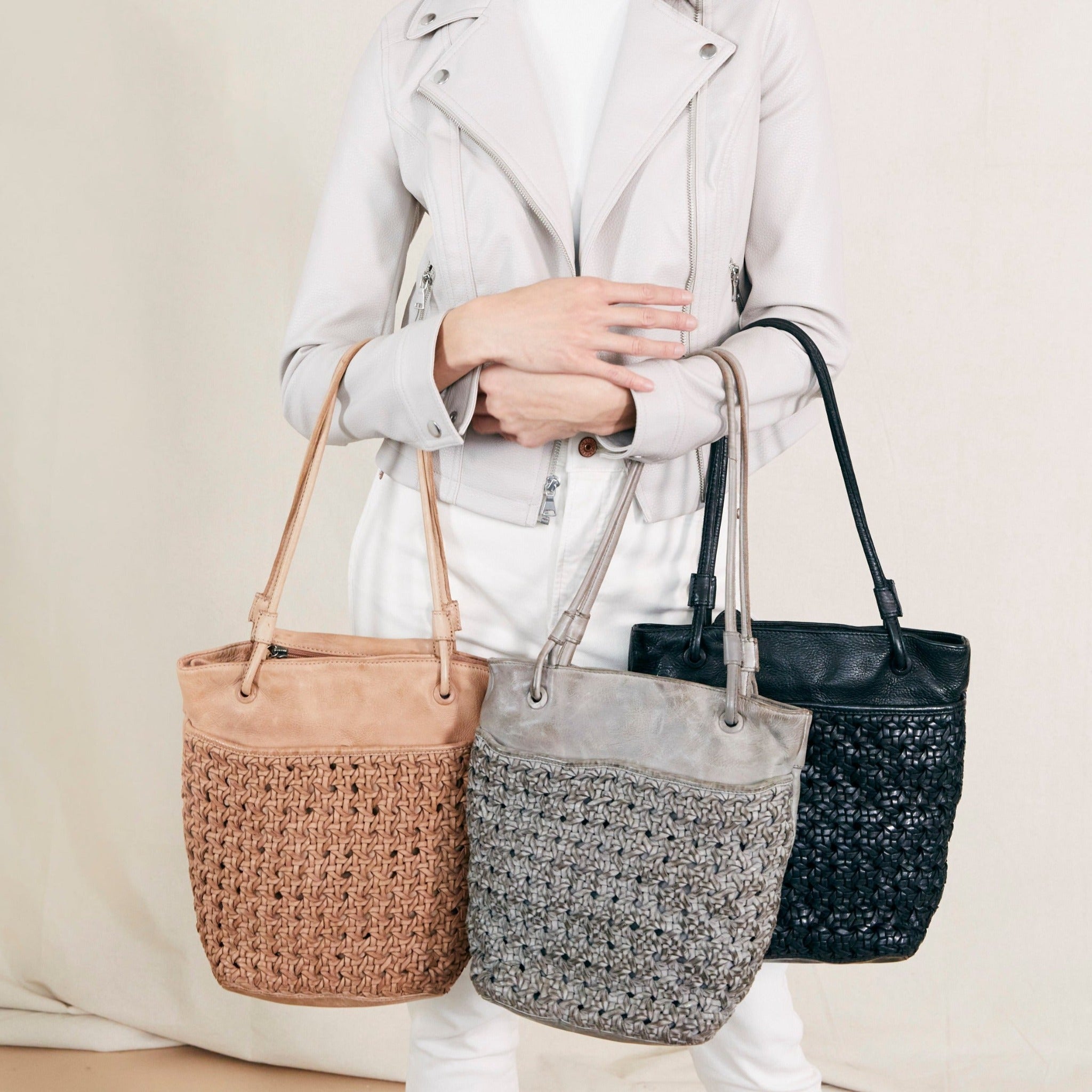 Clover Leather Tote Bag - Image 8