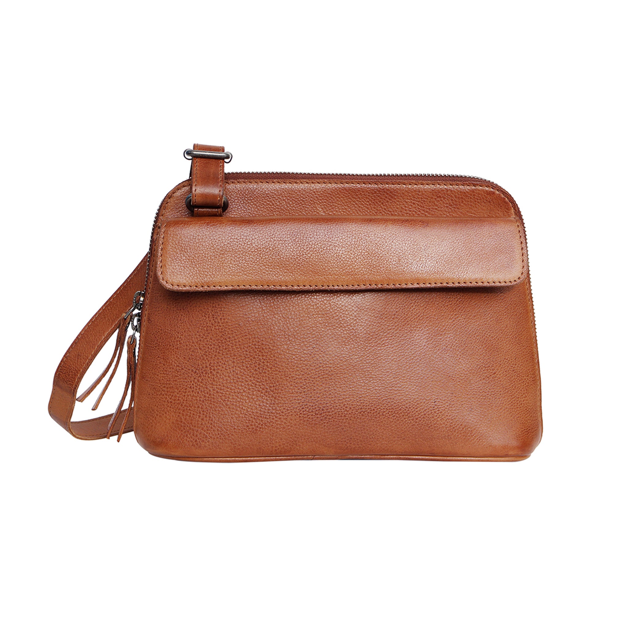 Luna Leather Crossbody Bag - Image 8