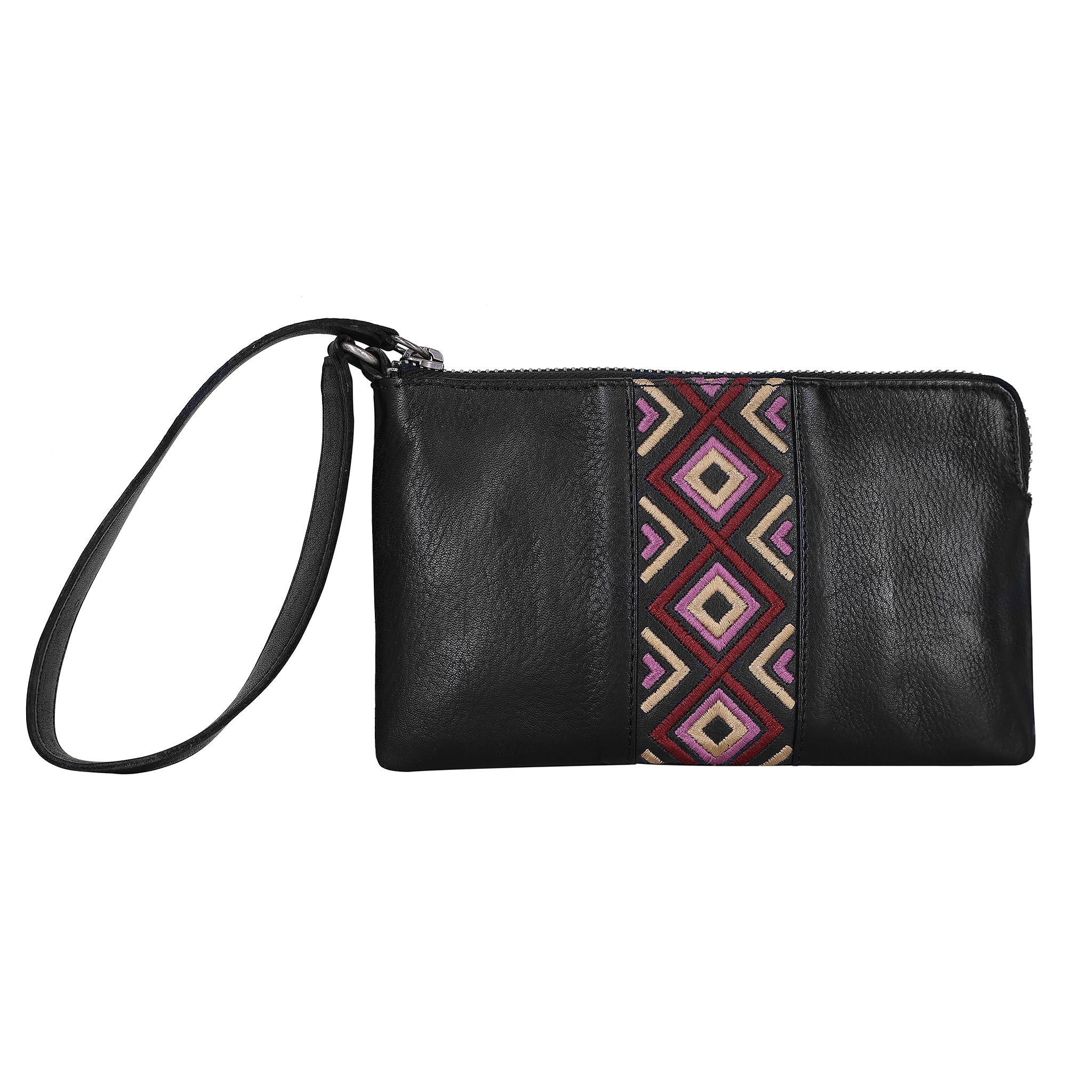 Diamond Leather Wristlet - Image 6