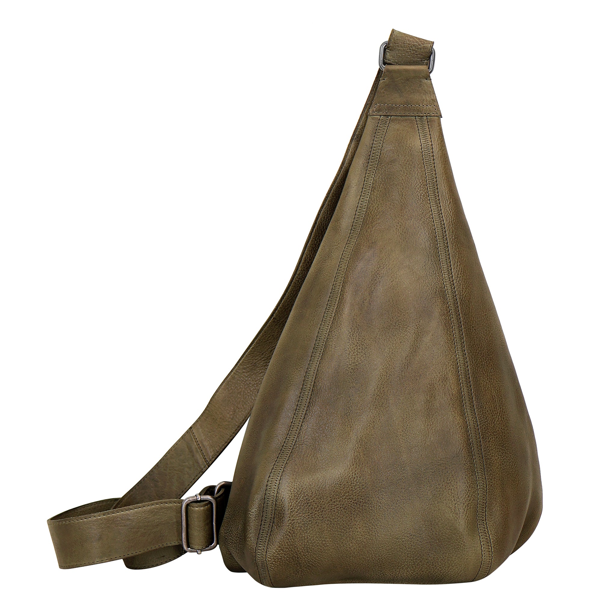Hippie Leather Sling Bag - Image 10
