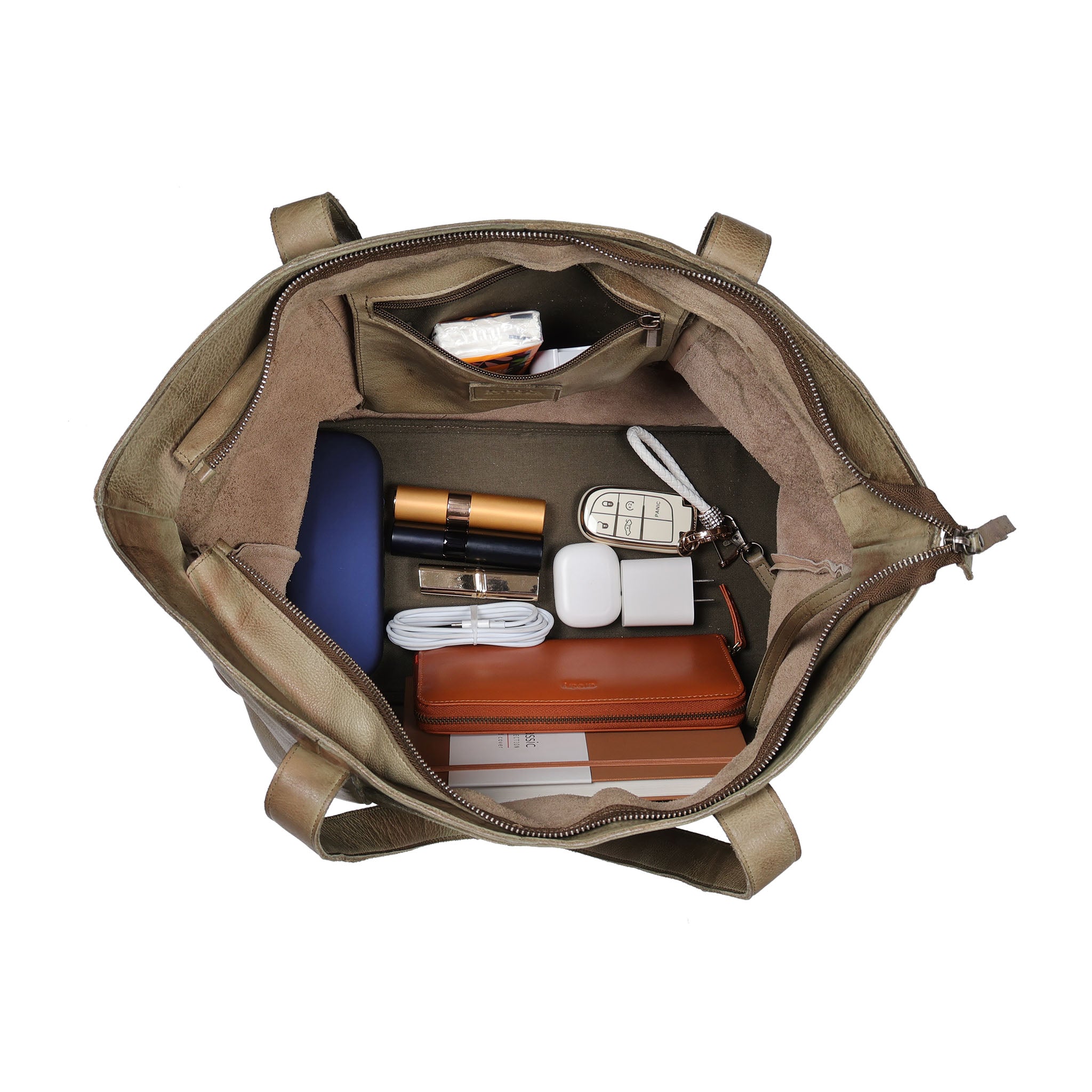 Carmen Leather Tote - Image 10