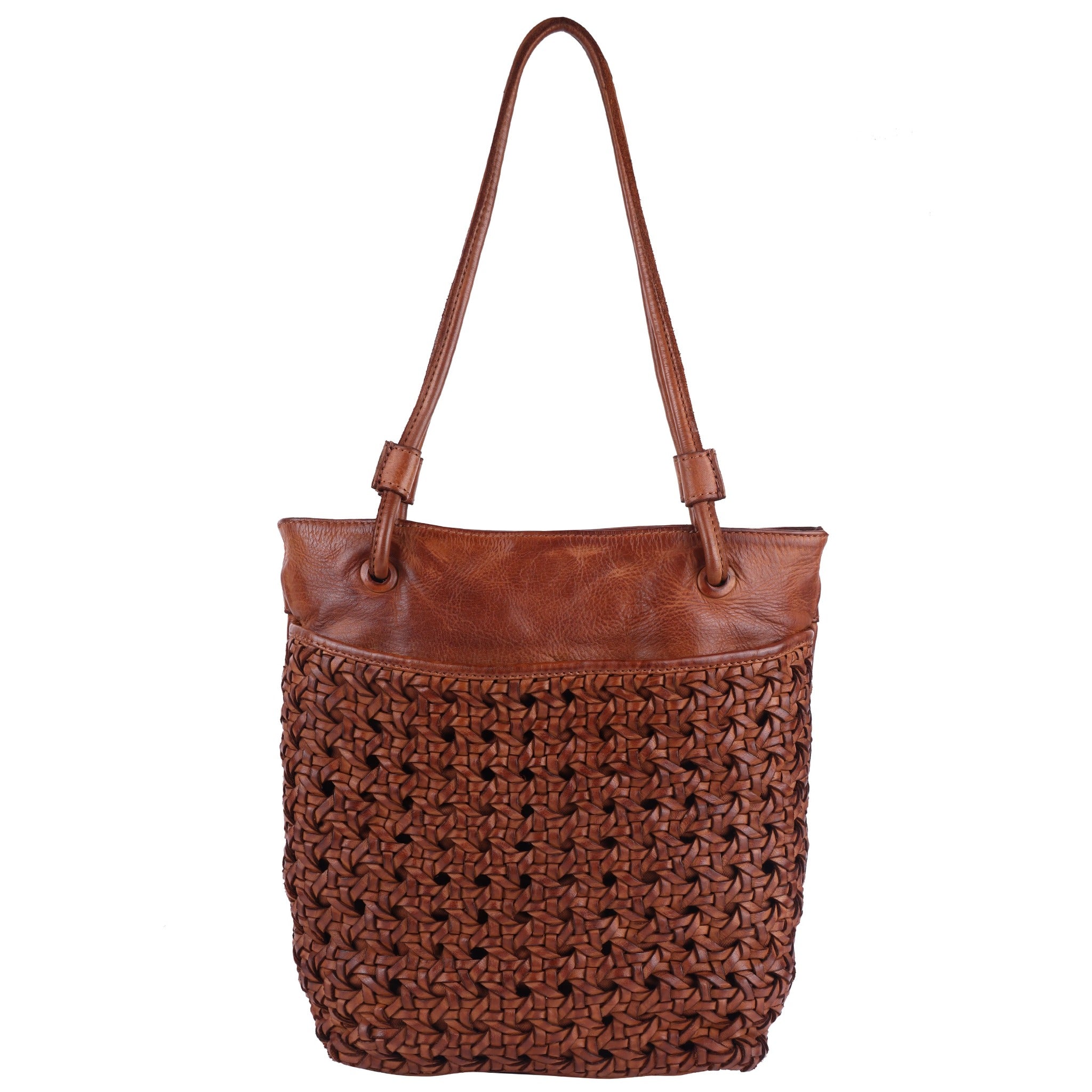 Clover Leather Tote Bag - Image 2