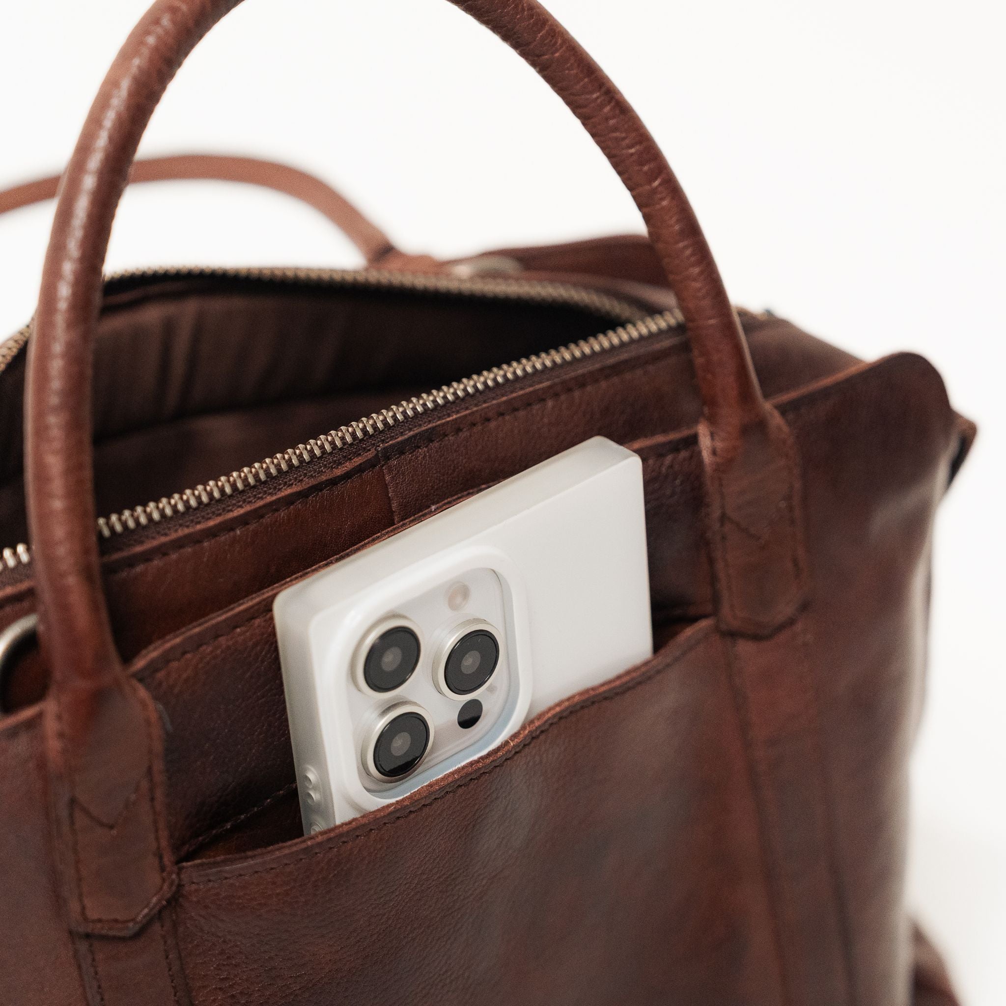 James Leather Crossbody Bag - Image 10
