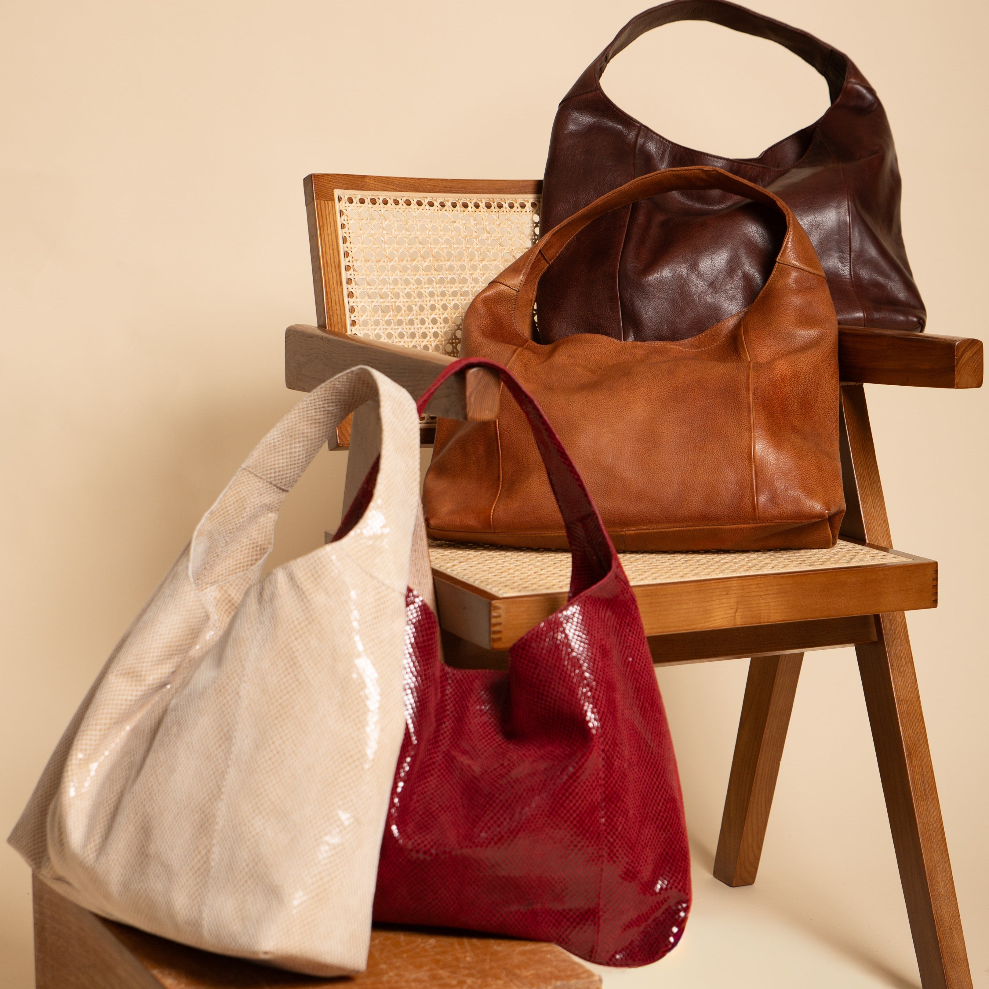 Petite Lindsey Leather Shoulder Bag - Image 17