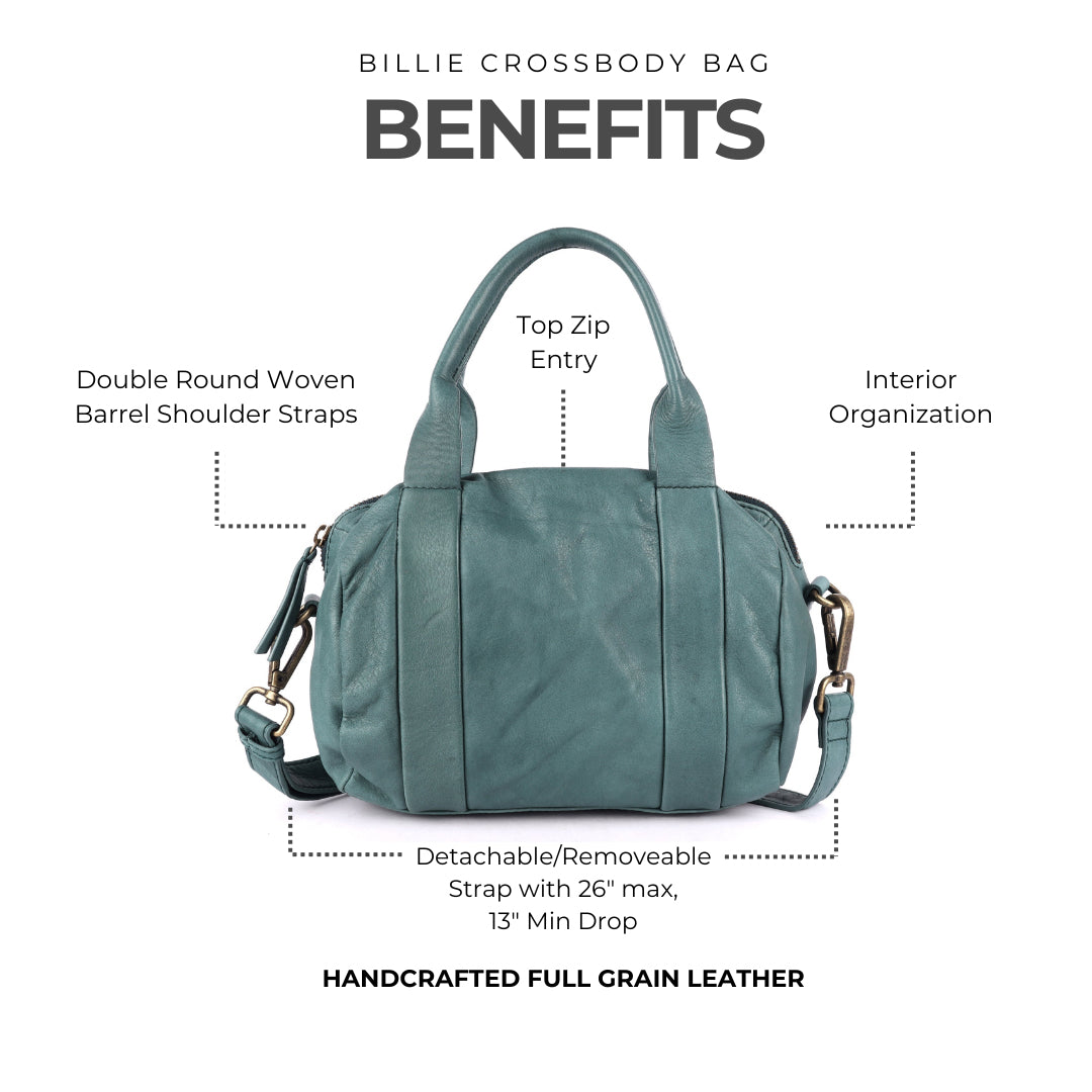 Billie Leather Crossbody Bag - Image 6