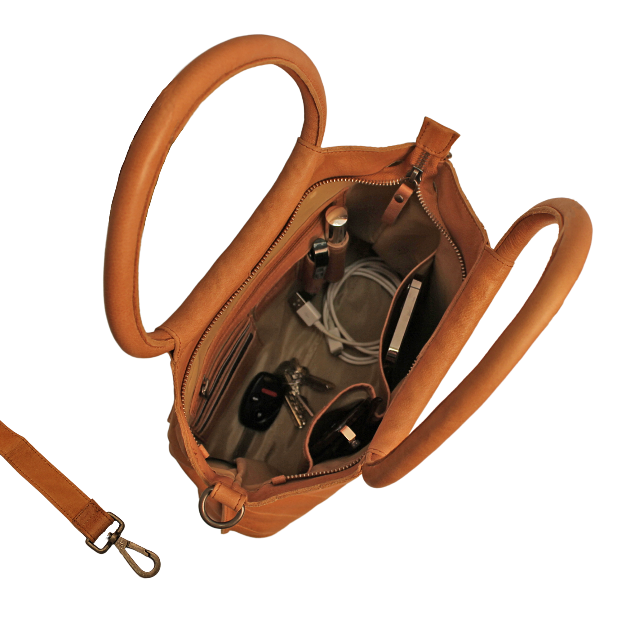 Dalton Leather Crossbody Bag - Image 9
