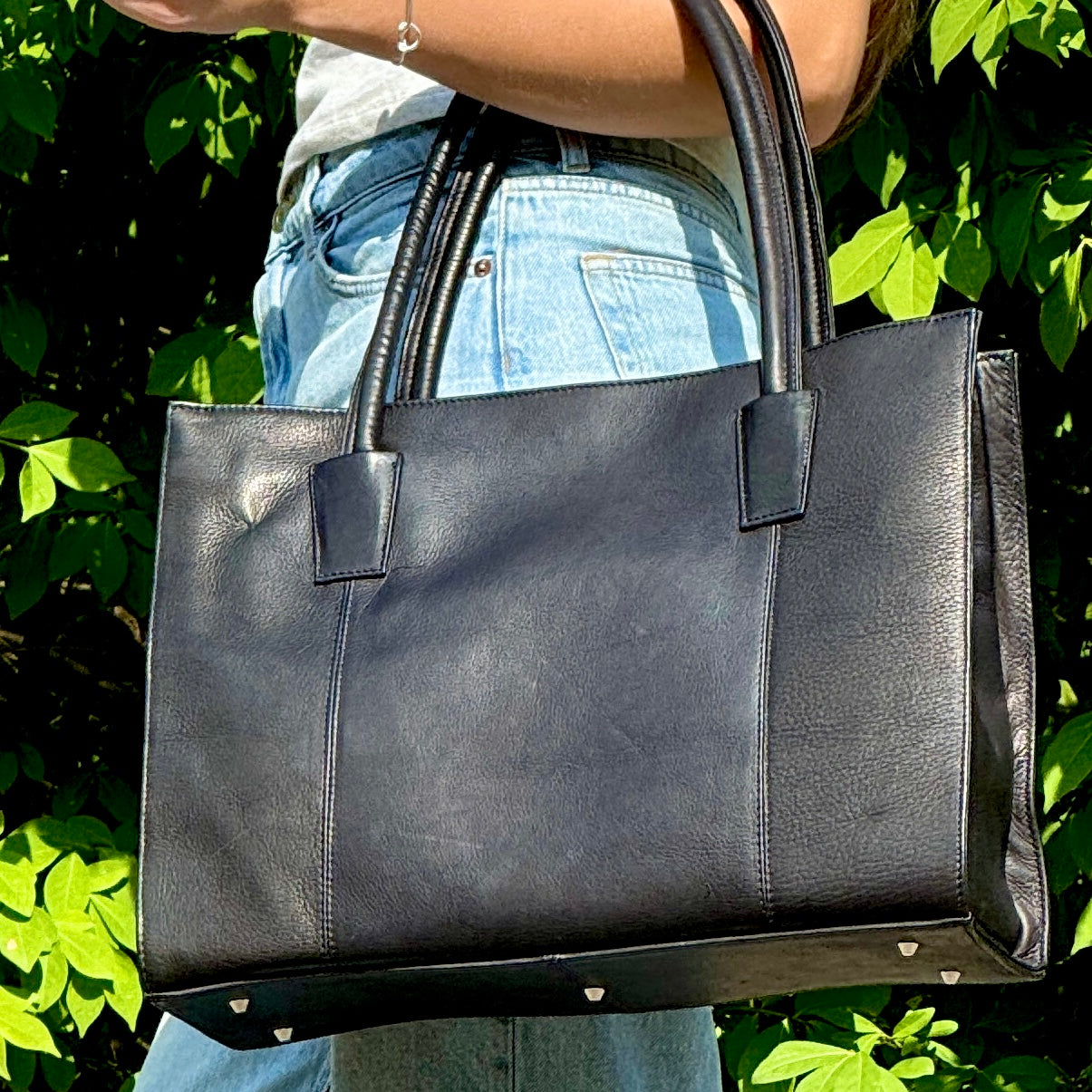 Festival Leather Tote Bag - Image 10