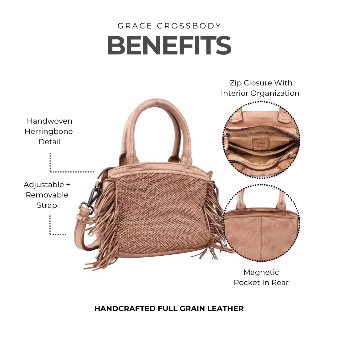Grace Leather Crossbody Bag - Image 5