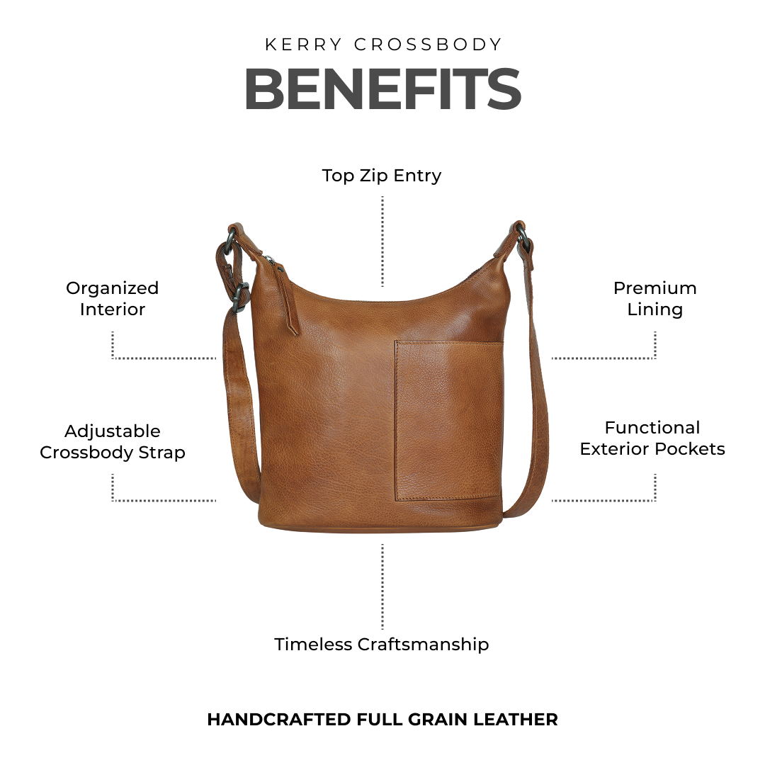 Kerry Leather Crossbody Bag - Image 16