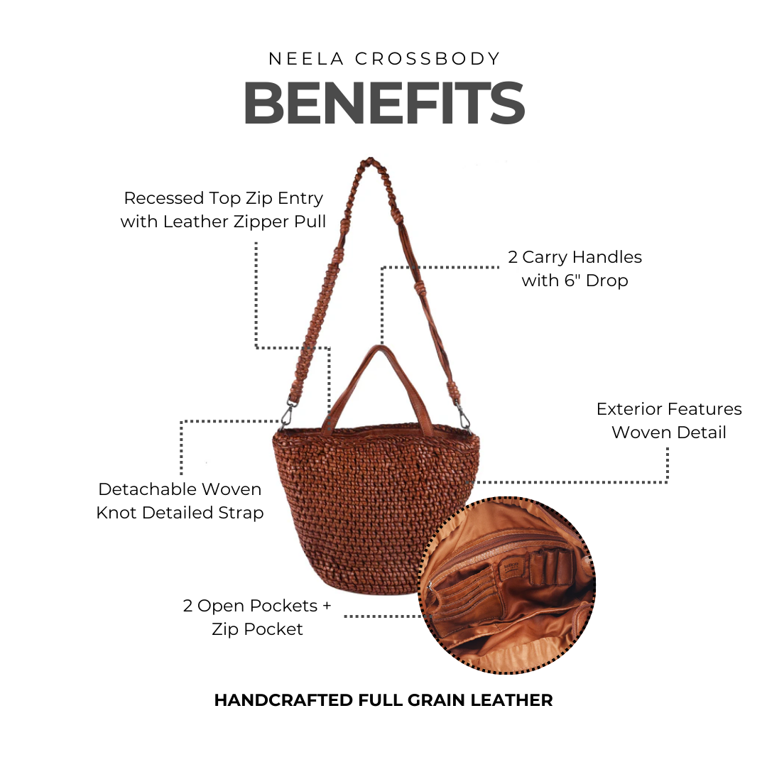 Neela Leather Crossbody Bag - Image 5