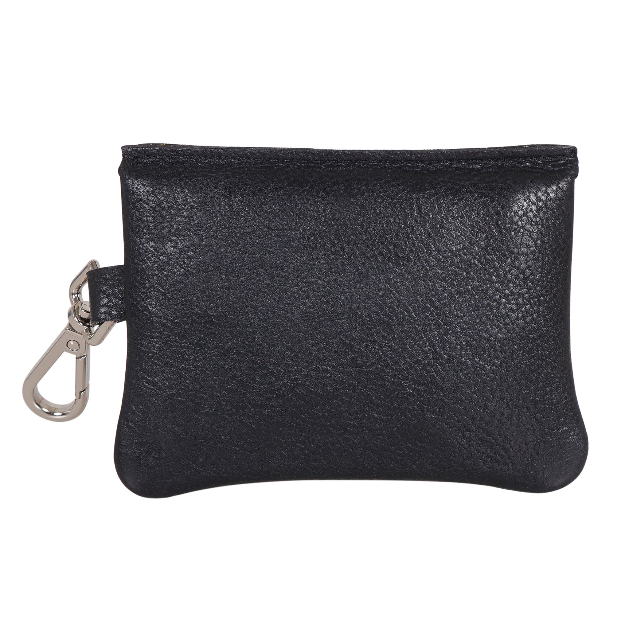 Stitch Detail Leather Mini Snap Pouch - Image 5